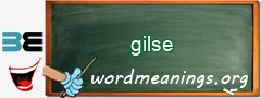 WordMeaning blackboard for gilse